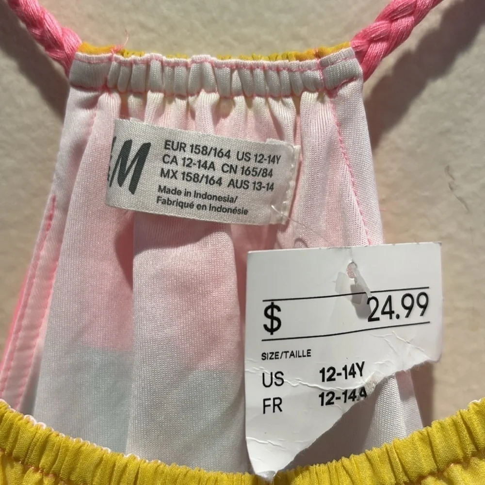 H&M Colorful Striped Kids Dress